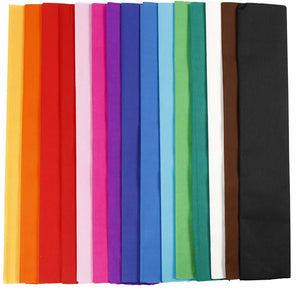 Krepppapier-Set bunt sortiert 15 Bögen L 2,5 m B 50 cm