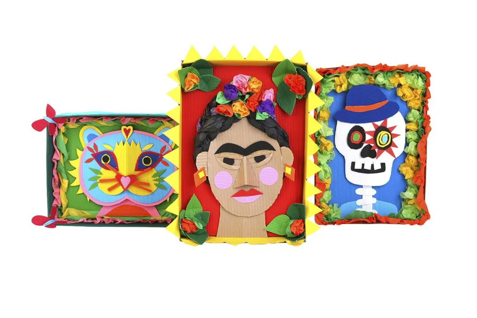 Krepppapier-Set bunt sortiert 15 Bögen L 2,5 m B 50 cm