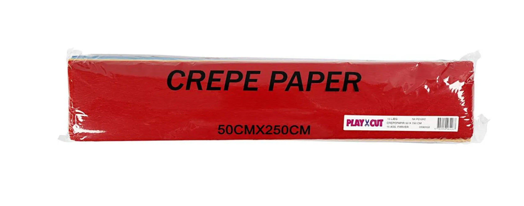 Krepppapier-Set bunt sortiert 15 Bögen L 2,5 m B 50 cm