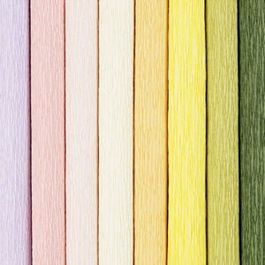 Krepppapier Set Kreppanteil: 180% 105g  25x60cm 8 Blatt / 1 Packung