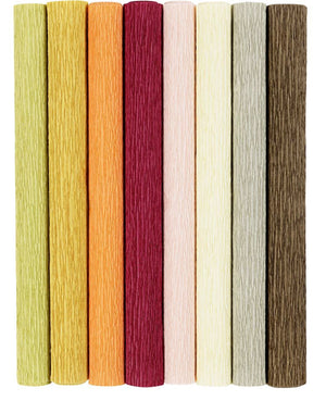 Krepppapier Set Kreppanteil: 180% 105g  25x60cm 8 Blatt / 1 Packung