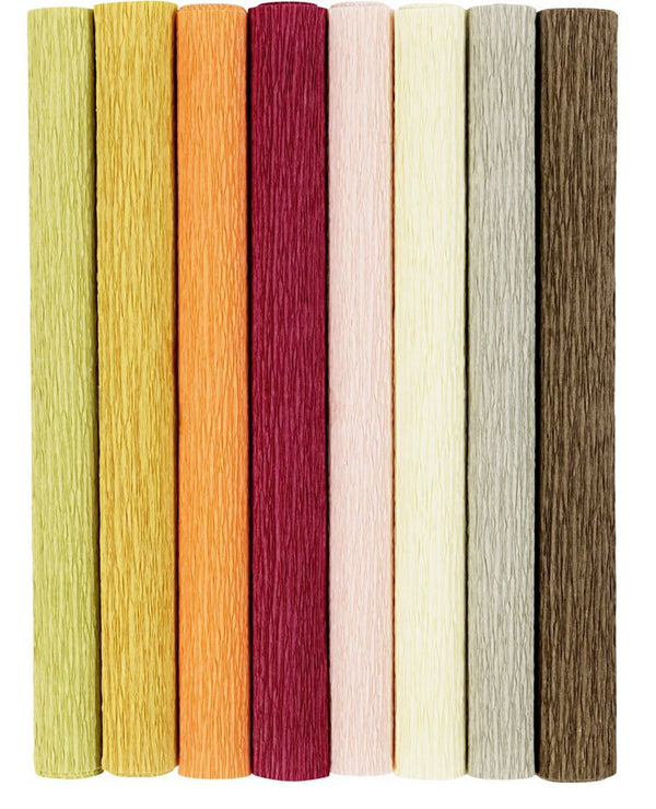 Krepppapier Set Kreppanteil: 180% 105g  25x60cm 8 Blatt / 1 Packung