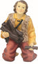 Krippenfigur Hirte knieend mit Holz 7cm 1 Stück