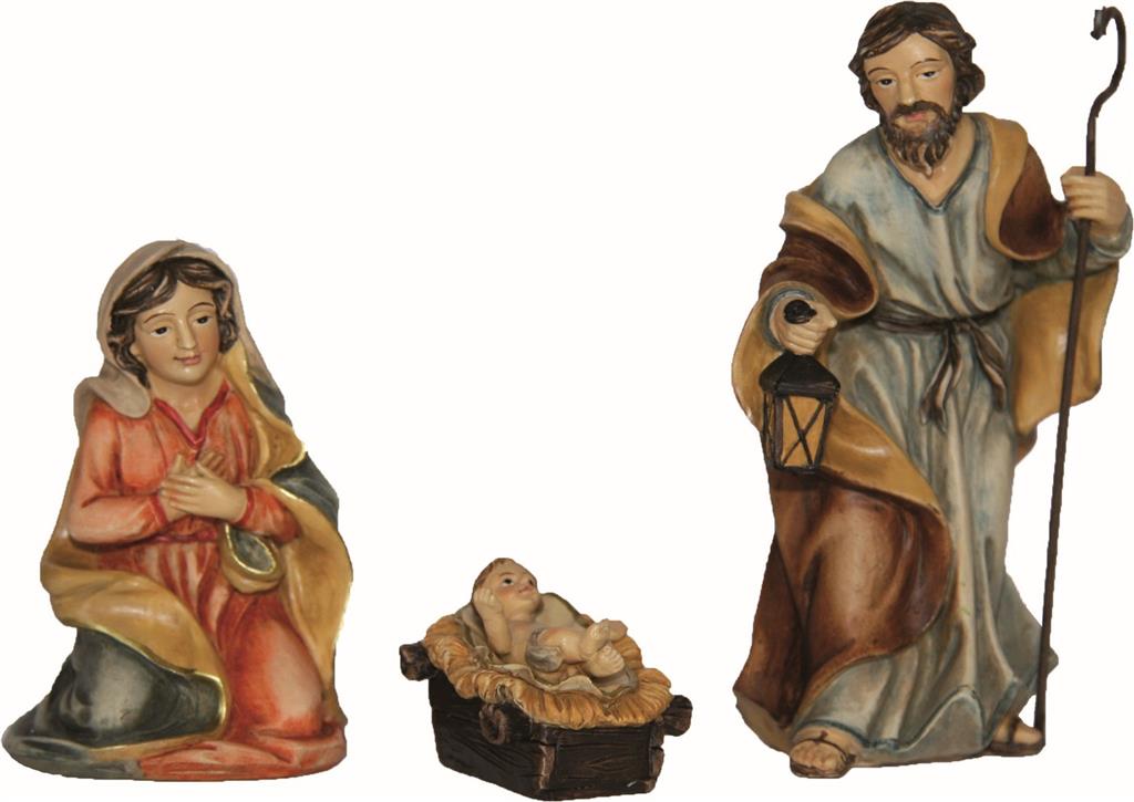 Krippenfiguren Heilige Familie Johanneskrippe 12cm