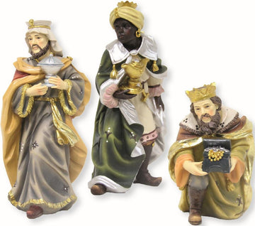 Krippenfiguren Heiligen drei Könige Set 15cm 3 Stück