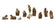 Krippenfigurensatz 4cm 11-teilig