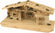 Krippenstall Floß 70x30x30cm