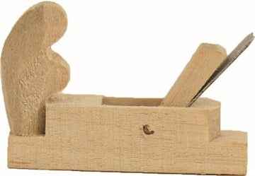 Hobel aus Holz mit Metallsplint Krippenzubehör 2,6cm