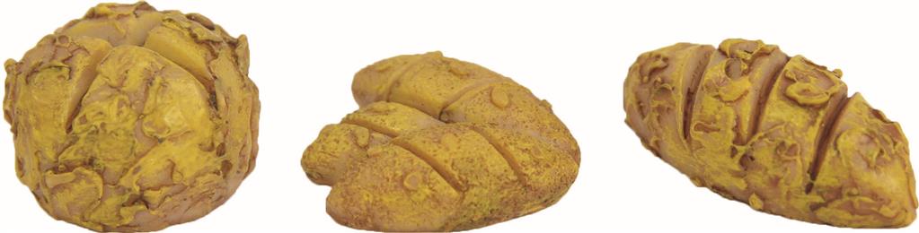 Krippenzubehör Brote 2-3,5cm für Figuren 9-18cm 3-teilig