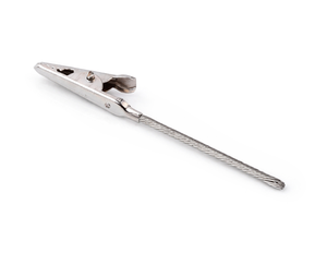 Krokodilklemmen mit Draht 35x5,5mm 65mm 10 Stück/Btl.