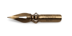 HIRO LEONARDT Kronenfeder Nr. 41 mit feiner Spitze 3,5cm 1 Stück