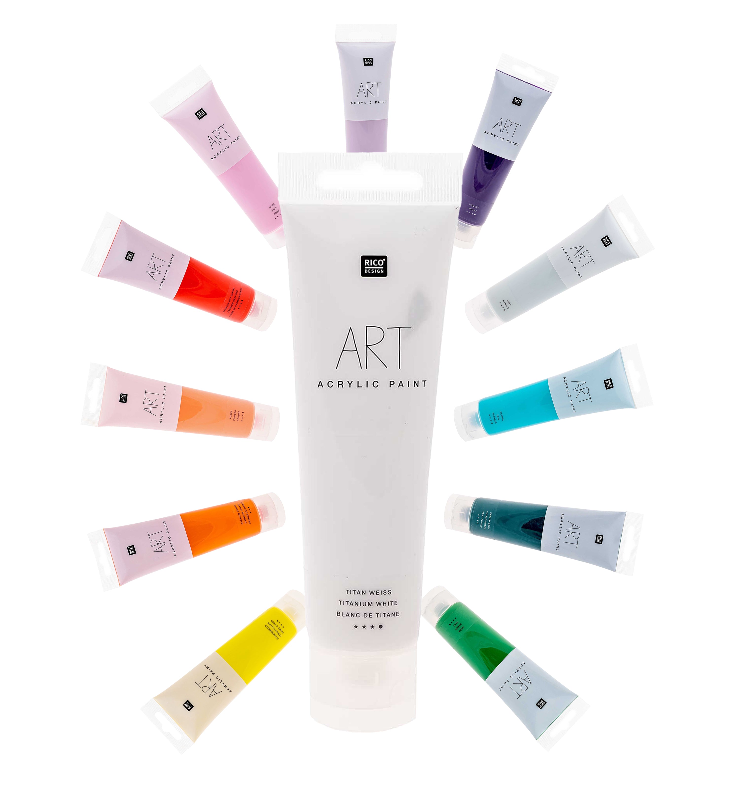 ART Acrylfarbe Rico Acrylfarbe 100ml in der Tube