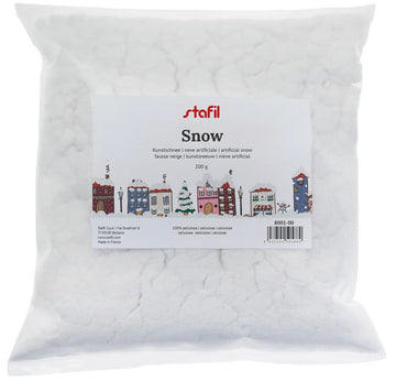 Kunstschnee aus 100% Zellulose weiß 200g / Packung