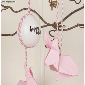 Plastik Eier Set 6cm ø apricot 10 Stück