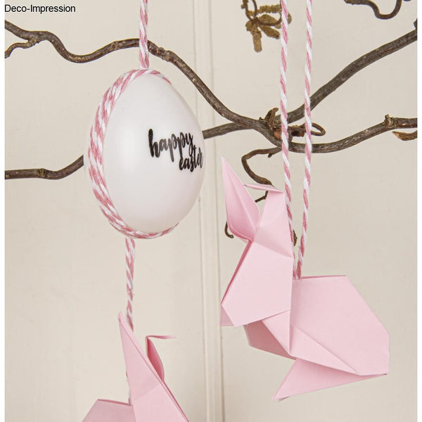 Plastik Eier Set 6cm ø apricot 10 Stück