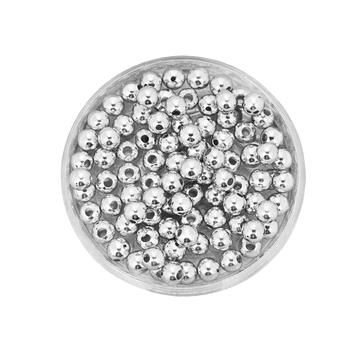 Wachsperlen Metallic rund 4mm 80 Stück/Dose