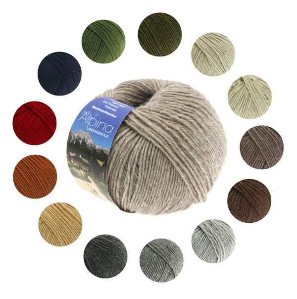 Lana Grossa Alpina Landhauswolle Trachtengarn 100g 210m