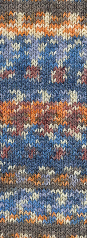 Lana Grossa Landlust Print Naturwolle Uni 100% norwegische Schurwolle klassisch verzwirnt 50g /85m