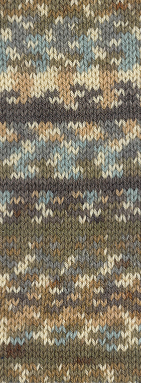 Lana Grossa Landlust Print Naturwolle Uni 100% norwegische Schurwolle klassisch verzwirnt 50g /85m