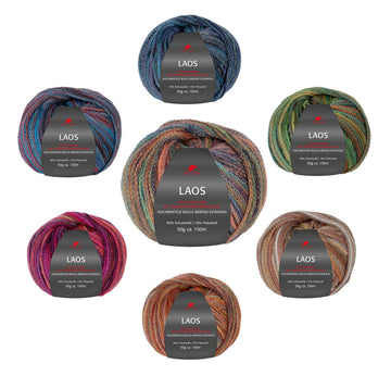Pro Lana Laos Merinowolle Kettgarn geflochten 50g 150m