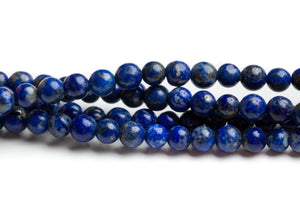 Edelstein-Perlen Lapislazuli rund 5mm 77 Stück/Strang