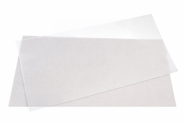 Laternenzuschnitt Folie weiß oder transparent 20 x50cm per Stück
