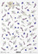 Decoupage-Papier Lavendel A4 - 210x297 mm 1 Stück