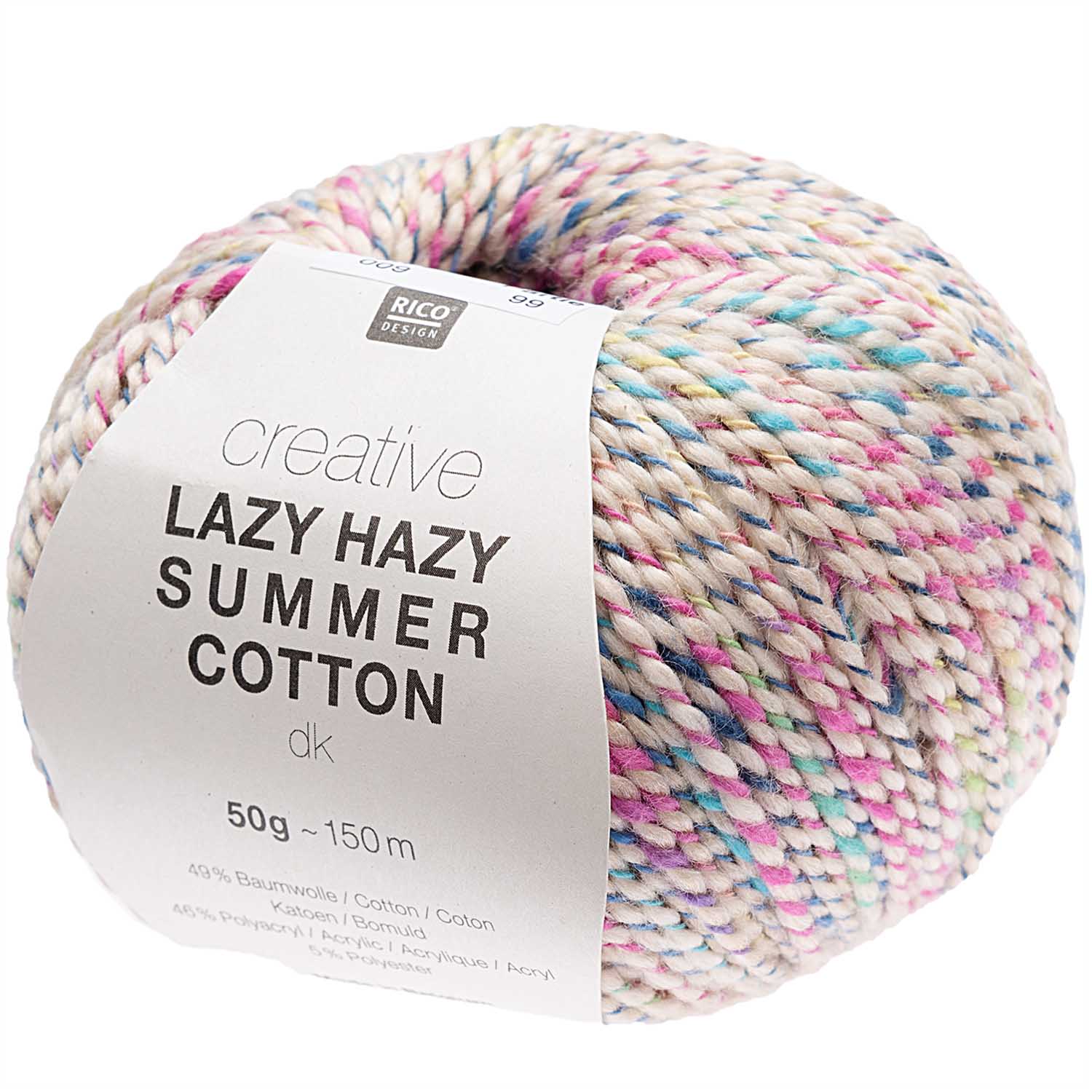Creative Lazy Hazy Summer Cotton DK Wolle 50g 145m
