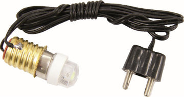 LED-Birne mit Kabel E10-Fassung 50cm für Krippenbeleuchtung