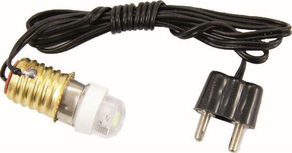 LED-Birne mit Kabel E10-Fassung 50cm für Krippenbeleuchtung