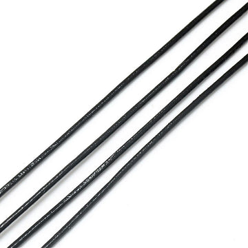 Lederriemen 1mm schwarz 4m