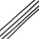 Lederriemen 1mm schwarz 4m