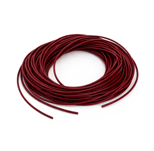 Lederband Riemen weinrot 1m