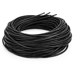 Lederriemen schwarz 2mm 4,5m