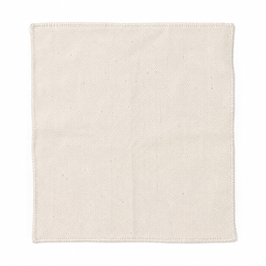 Leinenstoff für Punch Needle naturweiß 34,5 x 34,5 cm
