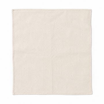 Leinenstoff für Punch Needle naturweiß 34,5 x 34,5 cm