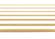 Leonische Kordel gold Metallicfäden 1m