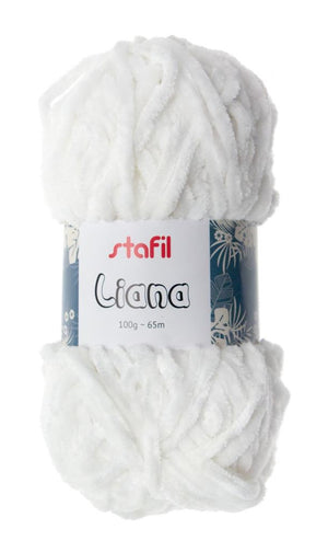 Stafil Liana Wolle Chenillegarn glänzend 100g 65m