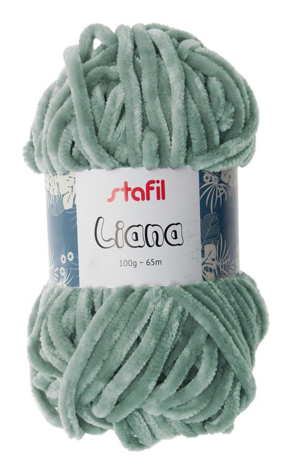 Stafil Liana Wolle Chenillegarn glänzend 100g 65m