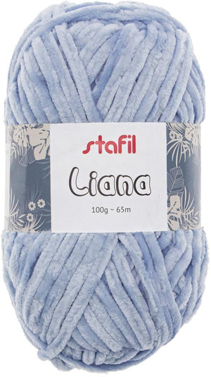 Stafil Liana Wolle Chenillegarn glänzend 100g 65m