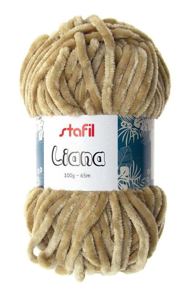 Stafil Liana Wolle Chenillegarn glänzend 100g 65m