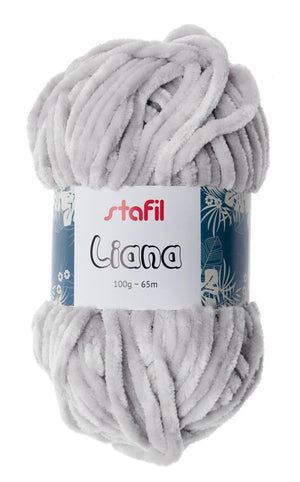 Stafil Liana Wolle Chenillegarn glänzend 100g 65m