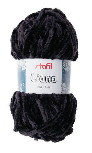 Stafil Liana Wolle Chenillegarn glänzend 100g 65m