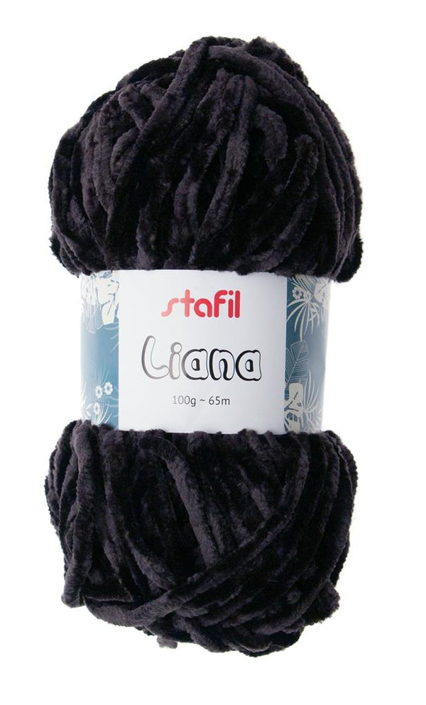 Stafil Liana Wolle Chenillegarn glänzend 100g 65m
