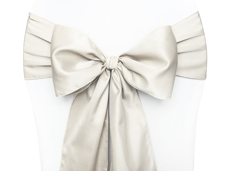 Stuhlmasche Satin hellcreme, 15 cm x 275 cm, 10 Stück/Packung