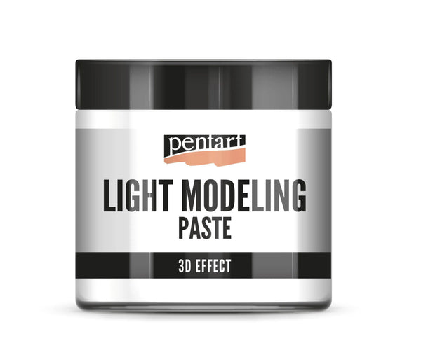 Pentart Light Modeling Paste 3D Effekt weiß
