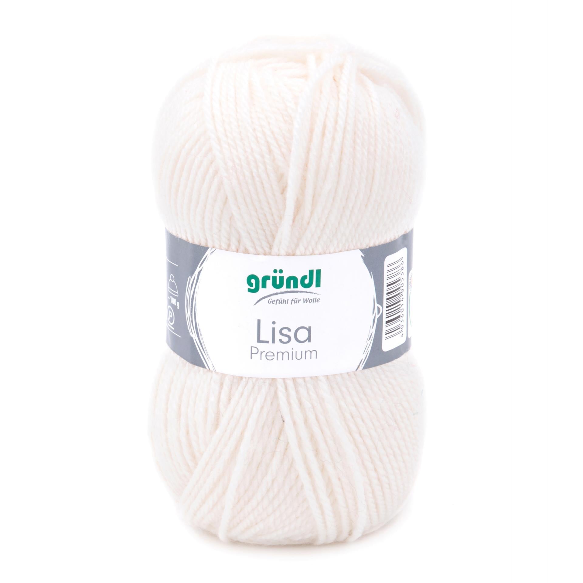 Gründl Lisa Premium Polyacrylwolle UNI 50g / 133m