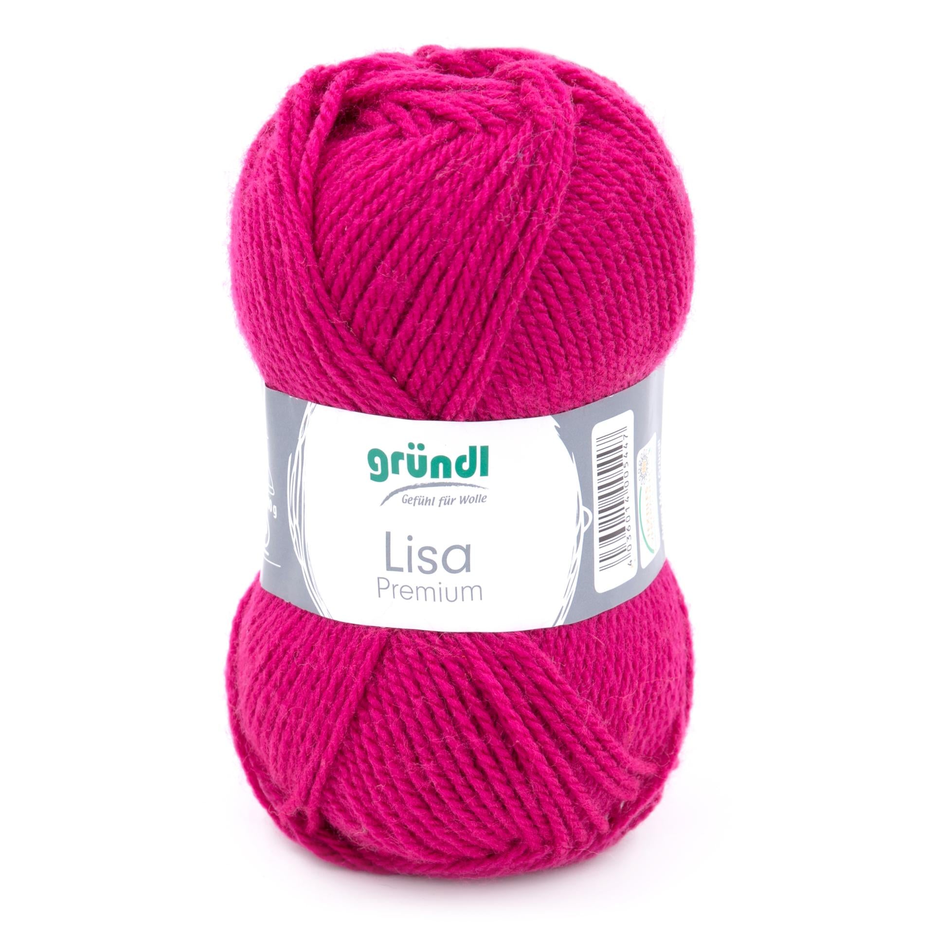 Gründl Lisa Premium Polyacrylwolle UNI 50g / 133m