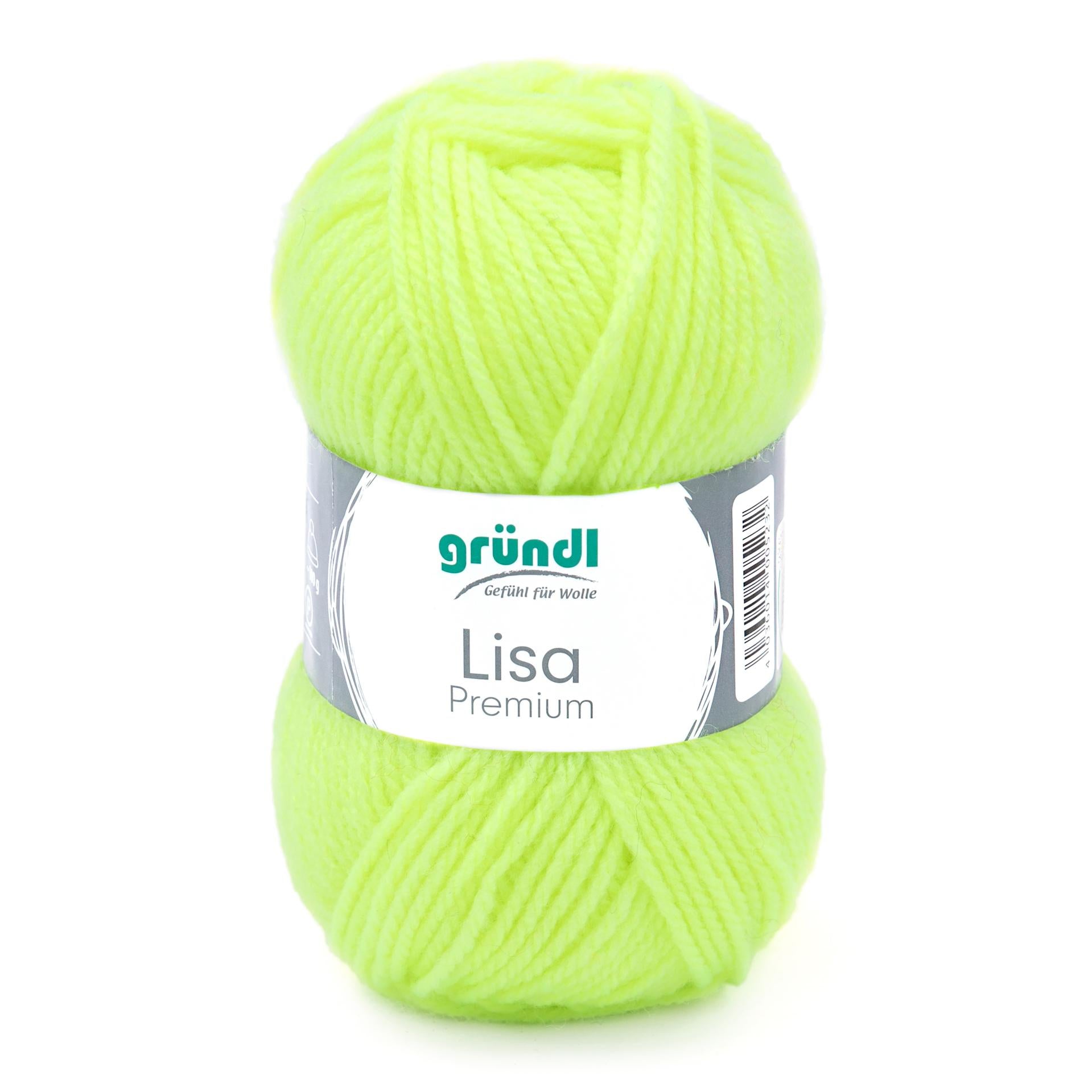 Gründl Lisa Premium Polyacrylwolle UNI 50g / 133m