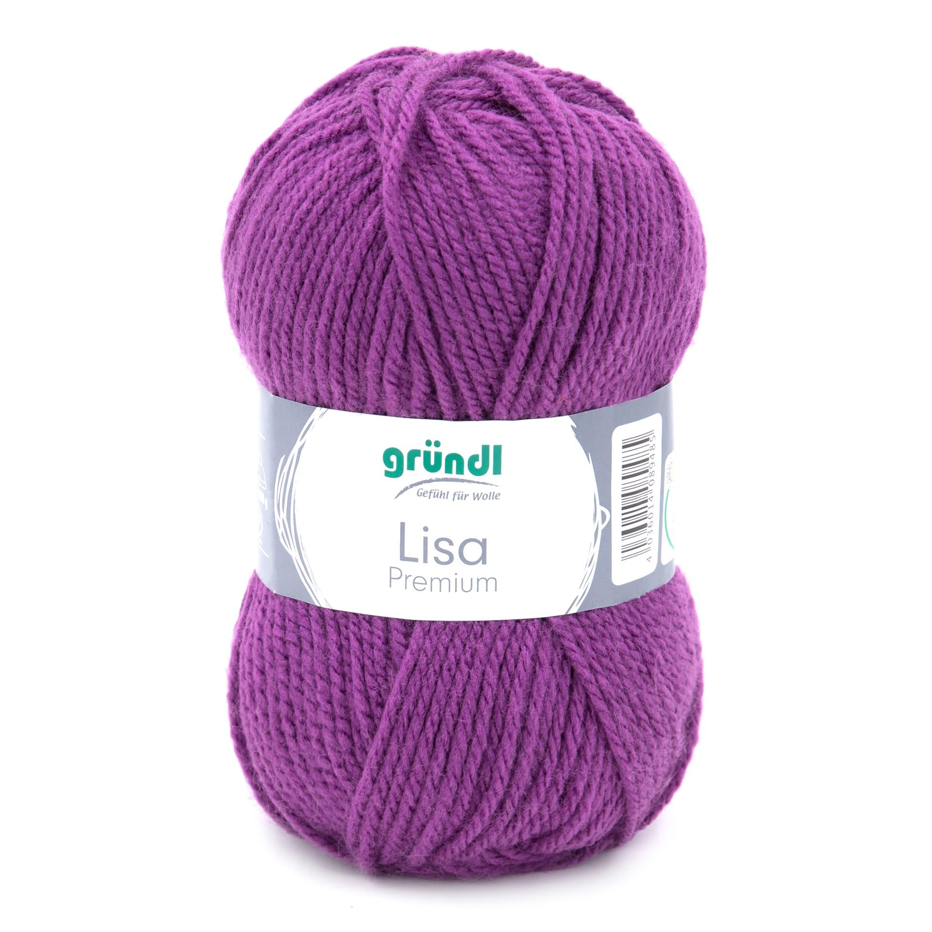 Gründl Lisa Premium Polyacrylwolle UNI 50g / 133m
